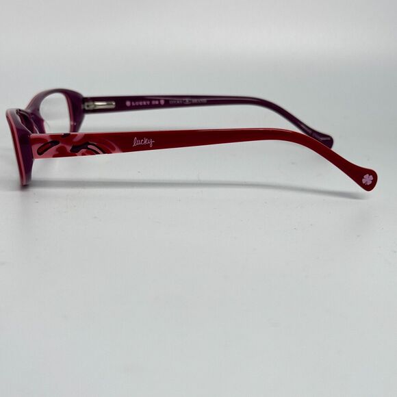 Lucky Brand Spark Plug KIDS Cateye EyeGlasses in Red H16408 - Picture 2 of 7